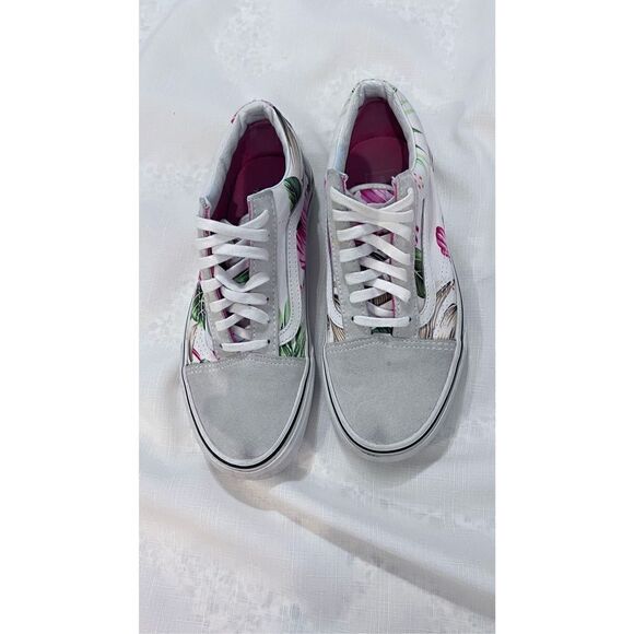 VANS OLD SKOOL ALOHA TROPICAL SKATE SHOES SNEAKERS M SZ 5.5 W SZ 7 - Picture 12 of 14